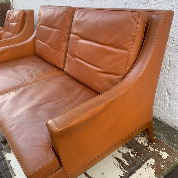 Vintage Design Zweisitzer Sofa von Børge Mogensen für Fredericia