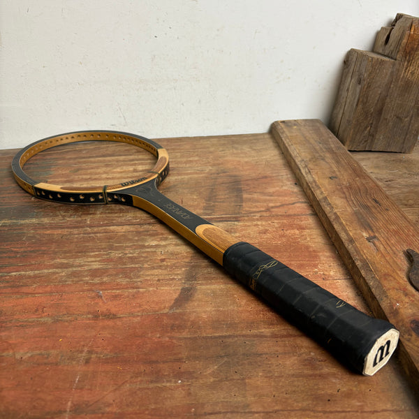Vintage Holz Tennisschläger Advantage von Wilson