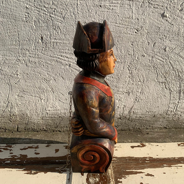 Holz Galionsfigur Admiral