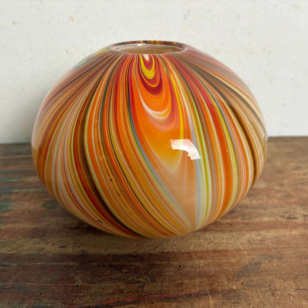 Vintage Glas Vase Murano bunt