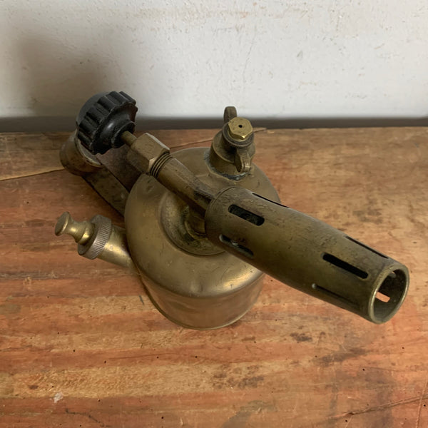 Antike Benzin Lötlampe von Kunze
