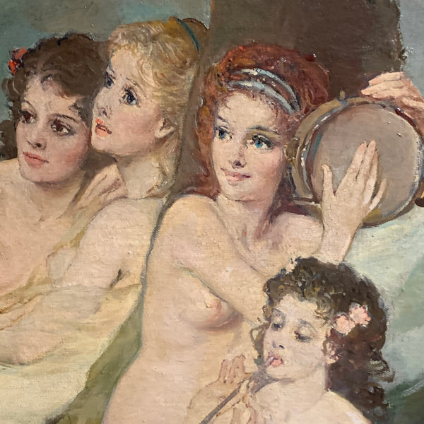 Ölgemälde Geburt der Venus von Mária Szánthó