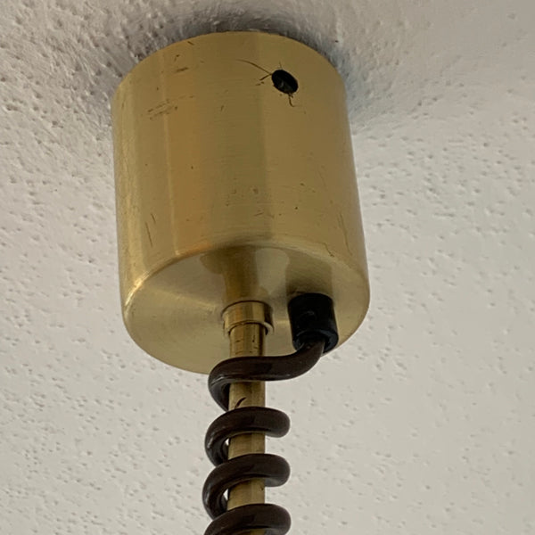 Vintage Glas Design Deckenlampe von Peill und Putzler