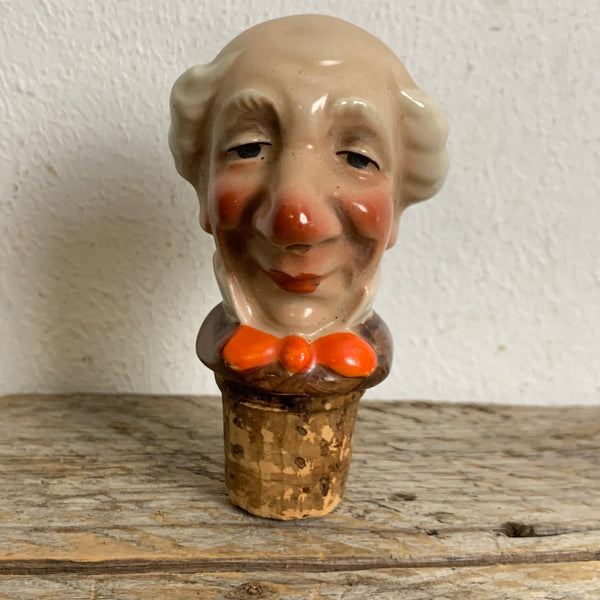 Vintage Schnapsnase Ausgießer aus Porzellan