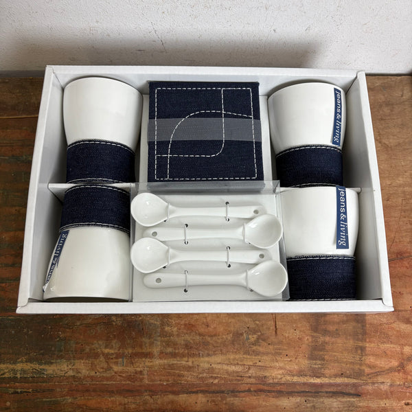 Vintage 4er Kaffee Set jeans & living