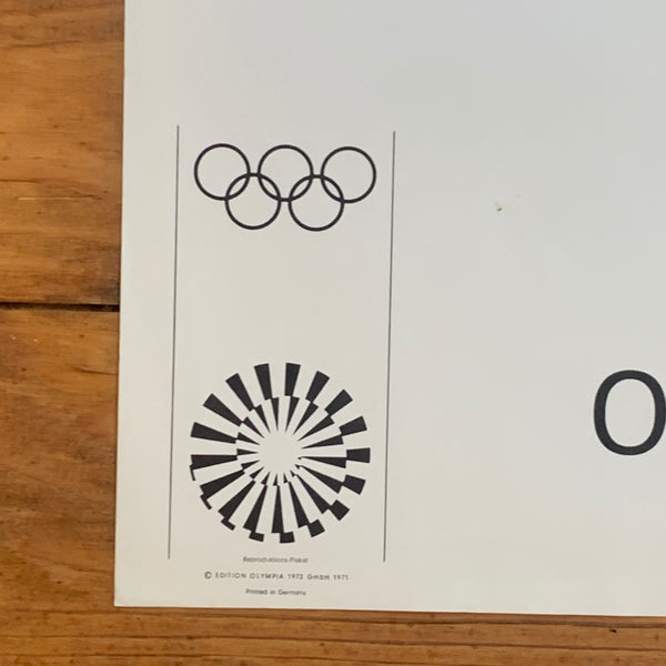 Pop Art Plakat Olympische Spiele 1972