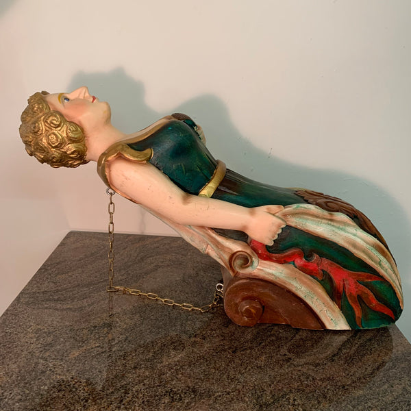 Holz Galionsfigur Frau