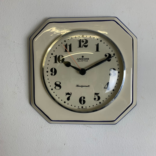 Keramik Wanduhr von Junghans