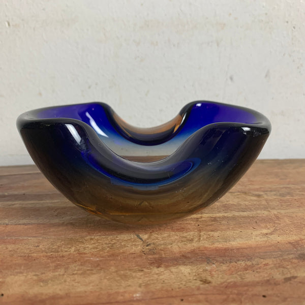 Zweifarbiger Murano Aschenbecher