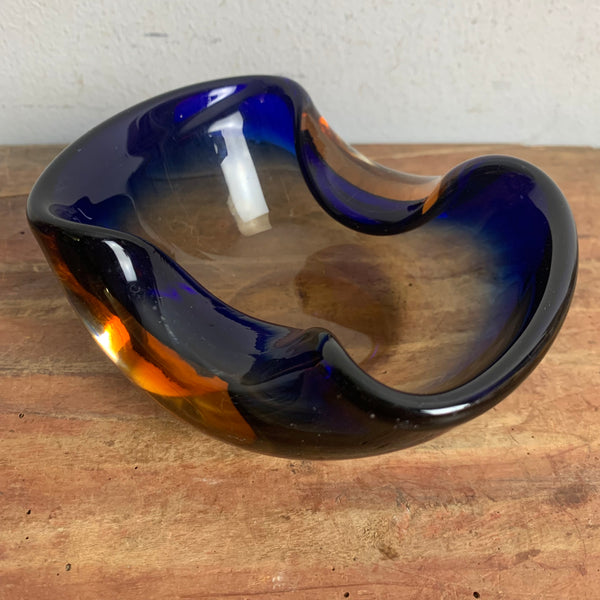 Zweifarbiger Murano Aschenbecher