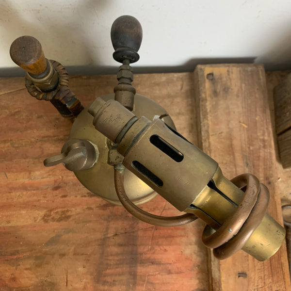 Antike Benzin Lötlampe von Hähnel