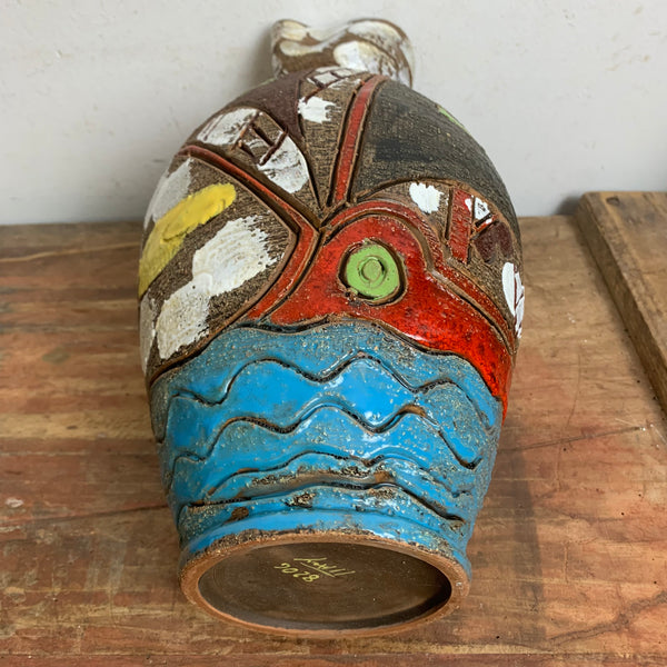 Italienische Mid Century Keramik Vase Krug von Fratelli Fanciullacci