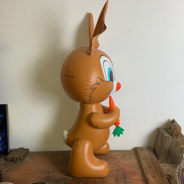 Vintage aufblasbare Figur Hase Klopfer von Walt Disney