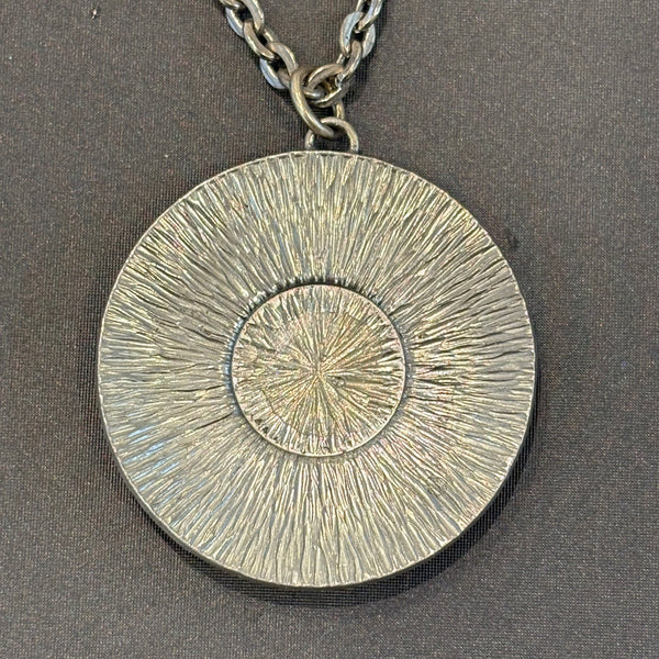 Vintage dänischer Design Kette mit Anhänger Jyle Kunst