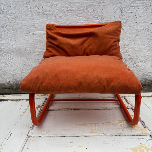 Vintage Lounge Chair Stuns von Jan Dranger und Johan Huldt für Innovator in orange