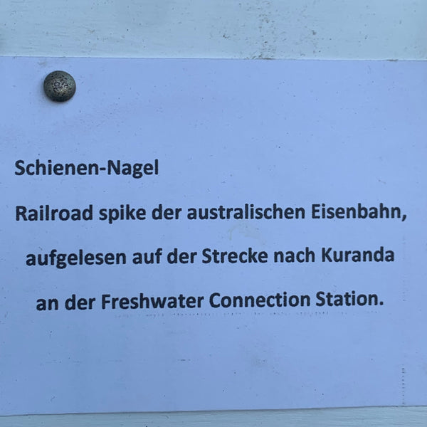 Antike Schienen Nägel Railroad Spike der australischen Eisenbahn