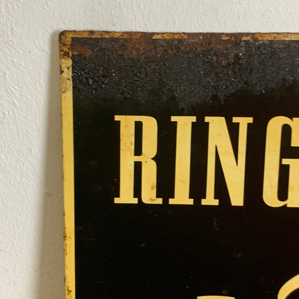 Vintage Blechschild Ringelheimer Kraftfutter