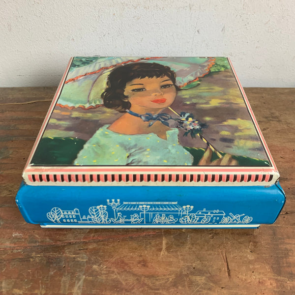 Vintage Mid Century Blechdose Haribo Lakritzen