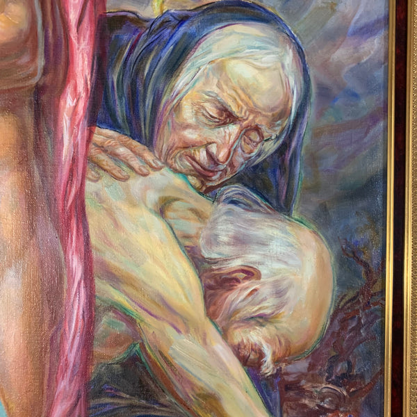 Ölgemälde Die vier Lebensalter von Franz Plachy