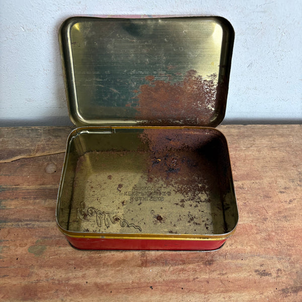 Vintage Blechdose Keksdose Schmetterlings-Dose von Eva Grossberg für Bahlsen