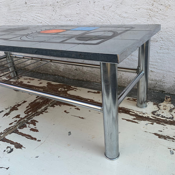 Vintage Design Coffee Table Keramik