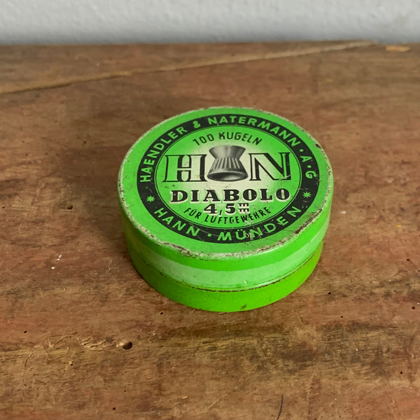 Vintage Blechdose Diabolo für Luftgewehre