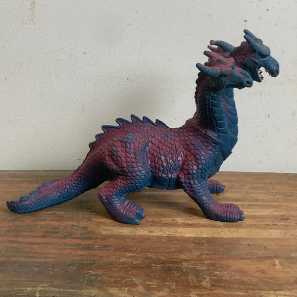 Vintage Aktionfigur Godzilla Style Dreiköpfiger Drache von Chitech