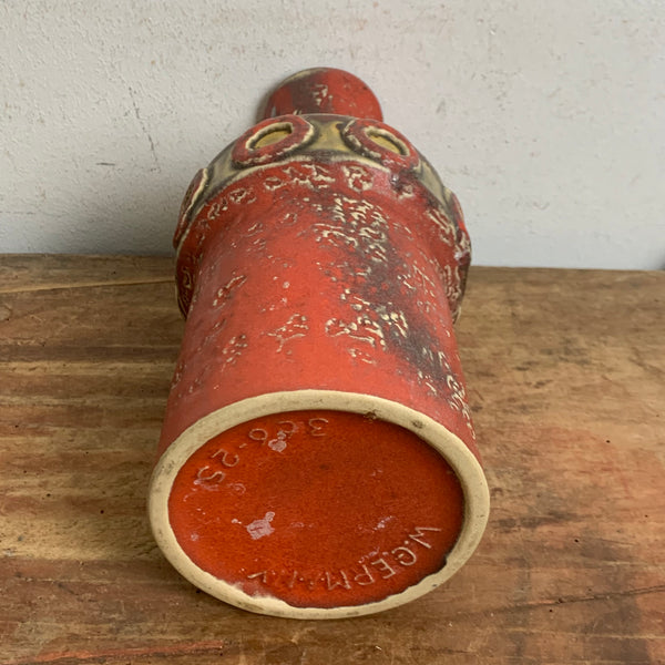 Vintage Keramik Vase 366-25 von Fohr