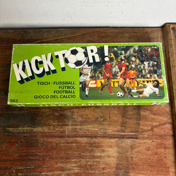 Vintage Tisch Fußball Spiel Kick Tor