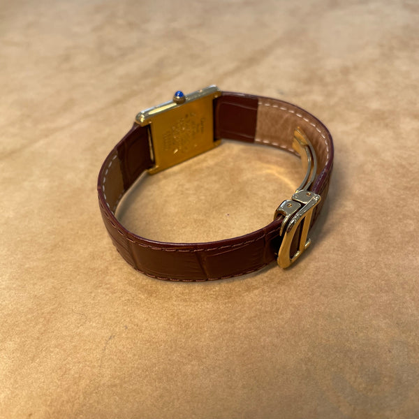Cartier Tank Must Vermeil – Vintage 1987 | Full Set | Box & Papiere