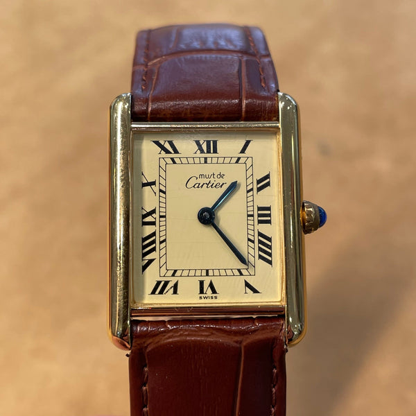 Cartier Tank Must Vermeil – Vintage 1987 | Full Set | Box & Papiere