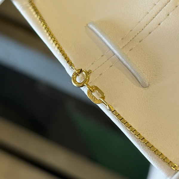 Goldkette mit Bibel 10 Gebote Anhänger