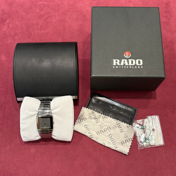 Rado Diastar High-Tech Keramik Uhr – Ref. 152.0332.3 – Full Set – Platinfarben – Neuwertig