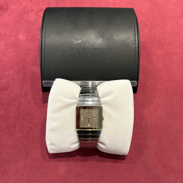 Rado Diastar High-Tech Keramik Uhr – Ref. 152.0332.3 – Full Set – Platinfarben – Neuwertig