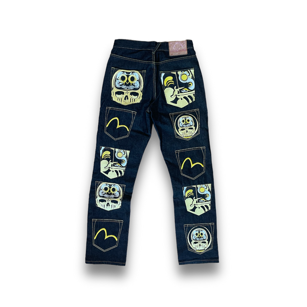 Evisu Jeans mit Backprints Y2K Pants