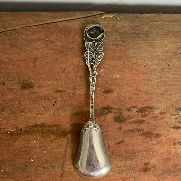 Zuckerschaufel Rose 800er Silber