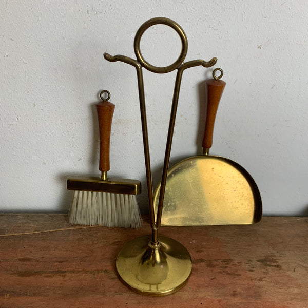 Mid Century Tischkehrset Tischbesen