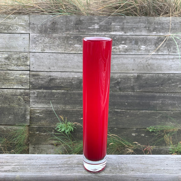 Vintage Glas Stangenvase