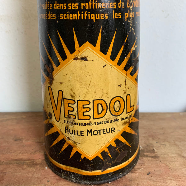 Vintage Öldose Veedol