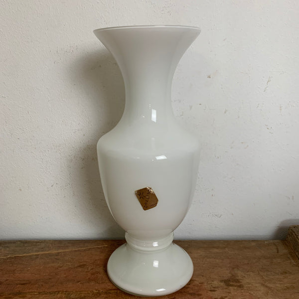 Opaline Florence Vase Vetreria Barieri