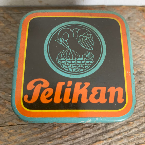Vintage Blechdose von Pelikan
