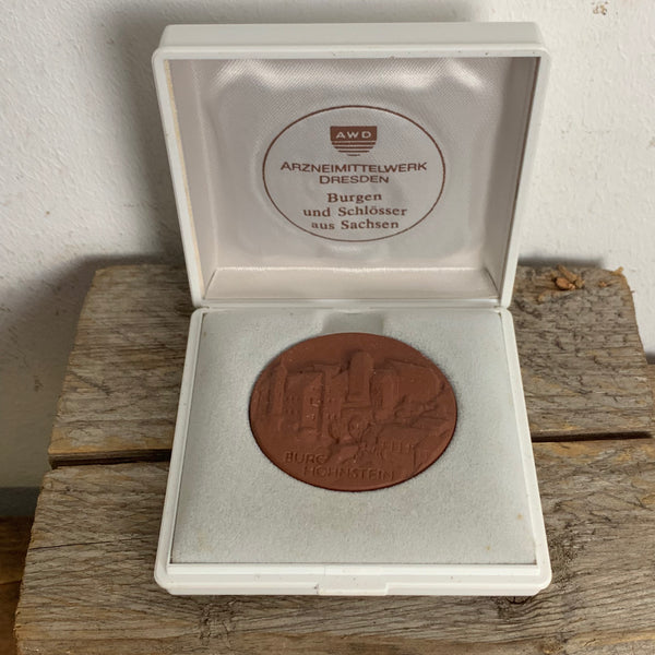 Meissen Medaille Burg Hohnstein Dr. Hermann Kolbe