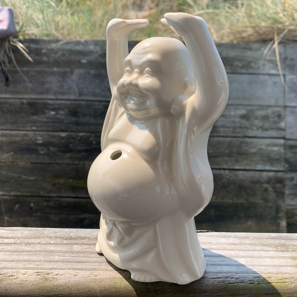 Vintage Keramik Happy Buddha