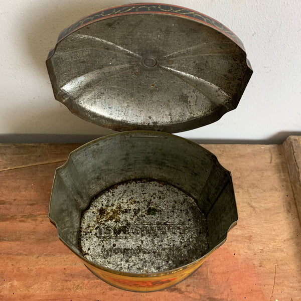Vintage Blechdose von Plantagen Kaffee Tengelmann