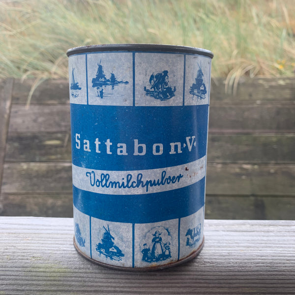 Vintage Blechdose Sattabon V Vollmilchpulver