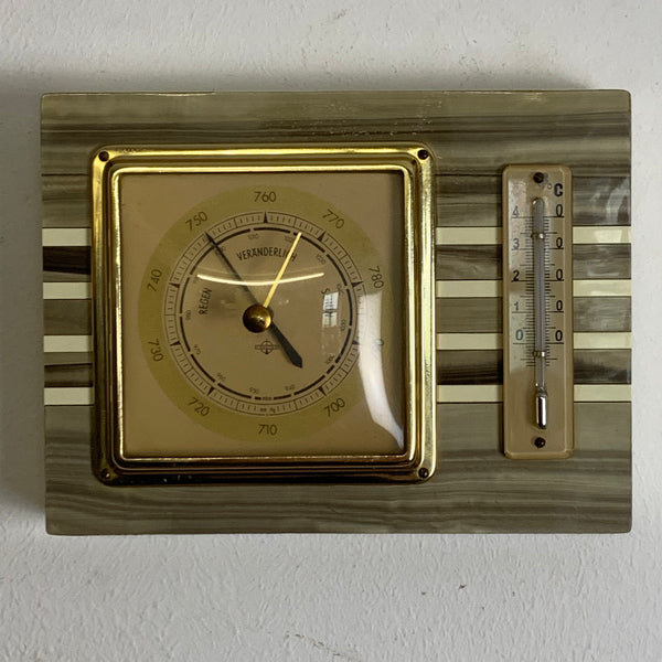 60er Jahre Wetterstation Barometer