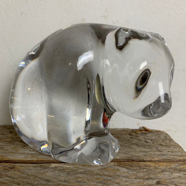 Lead Crystal Glas Bär von Goebel