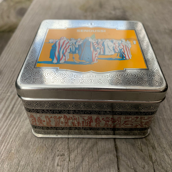 Vintage Blechdose Senoussi Cigaretten