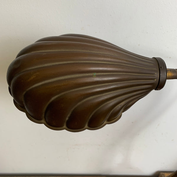 Art Deco Muschel Schreibtischlampe