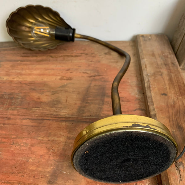 Art Deco Muschel Schreibtischlampe